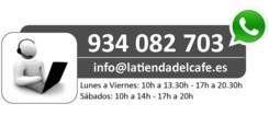 Contacto: info@latiendadelcafe.es - Teléfono 934082703