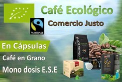 Café ecológico de comercio justo en cápsulas o en grano